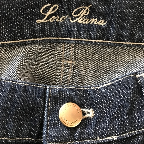 LORO PIANA COTTON DENIM JEANS - Picture 4 of 8